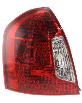 Evan Fischer Driver Side Tail Light Compatible with 2006-2011 Hyundai Accent - HY2800136