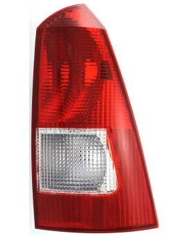 Evan-Fischer Tail Light Lens and Housing Compatible with 2000-2003 Ford Focus Wagon Passenger Side