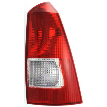 Evan-Fischer Tail Light Lens and Housing Compatible with 2000-2003 Ford Focus Wagon Passenger Side