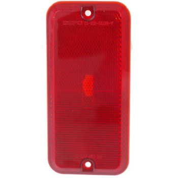 Evan-Fischer Rear Side Marker Lamp compatible with Van Full Size 85-96 Right or Left Lens and Housing