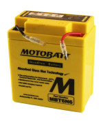 MotoBatt MBT6N6 (6V 6 Amp) Factory Activated Maintenance Free QuadFlex AGM Battery