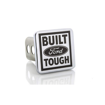 Ford Built Tough Metal Trailer Tow Hitch Cover Plug Emblem