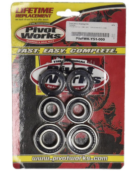 Pivot Works Wheel Bearing Kit PWFWK-Y51-000 Compatible with/Replacement for Yamaha YFM250 Moto-4 1989-1991