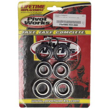 Pivot Works Wheel Bearing Kit PWFWK-Y51-000 Compatible with/Replacement for Yamaha YFM250 Moto-4 1989-1991