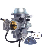 GLENPARTS Replacement Carburetor works for Yamaha Grizzly 600 1998 1999 2000 2001 2002 YFM 600 YFM600 4 Stroke Engine ATV Carb OEM 5KM-14901-10-00 2C6-14901-00-00 4WV-14901-00-00