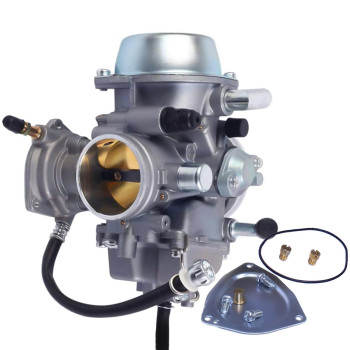 GLENPARTS Replacement Carburetor works for Yamaha Grizzly 600 1998 1999 2000 2001 2002 YFM 600 YFM600 4 Stroke Engine ATV Carb OEM 5KM-14901-10-00 2C6-14901-00-00 4WV-14901-00-00