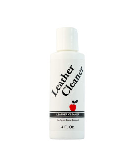 Apple Brand Leather Cleaner 4 oz - Great for Shoes, Boots, Handbags, Car Upholstery, Furniture - Removes Surface Dirt, Grime, Salt and More From Finished Leathers