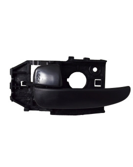 PT Auto Warehouse HY-2335A-RL - Inside Interior Inner Door Handle, Black - Driver Side Rear