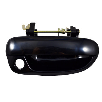 PT Auto Warehouse HY-3234S-FR - Outside Exterior Outer Door Handle, Smooth Black - Passenger Side Front