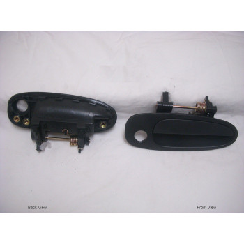 PT Auto Warehouse TO-3149A-FR - Outside Exterior Outer Door Handle, Textured Black - Passenger Side Front