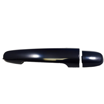 PT Auto Warehouse TO-3180S-RER - Outside Exterior Outer Door Handle, Smooth Black - Rear (Left = Right)