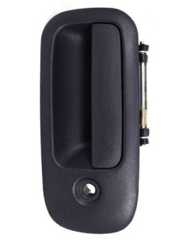 PT Auto Warehouse GM-3903A-FL - Outside Exterior Outer Door Handle, Textured Black - Driver Side Front