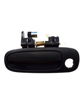 PT Auto Warehouse TO-3199A-FL - Outside Exterior Outer Door Handle, Textured Black - Driver Side Front