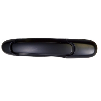 PT Auto Warehouse TO-3530S-M2 - Outside Exterior Outer Sliding Door Handle, Smooth Black - without Keyhole Hole, Rear (Left = Right)