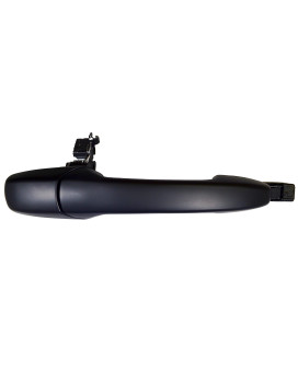 PT Auto Warehouse MA-3303P-FRK - Outside Exterior Outer Door Handle, Primed Black - without Keyhole, Passenger Side Front