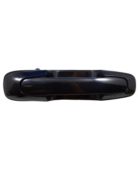 PT Auto Warehouse SZ-3213S-RH - Outside Exterior Outer Door Handle, Smooth Black - Passenger Side