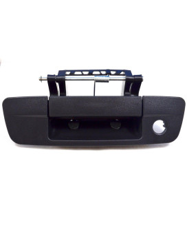 PT Auto Warehouse CH-3505A-T1 - Tailgate Handle, Textured Black - with Keyhole, without Camera Hole