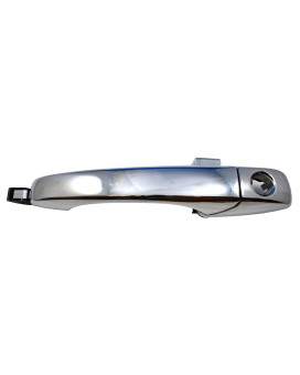 PT Auto Warehouse CH-3306M-FL - Outside Exterior Outer Door Handle, Chrome - Driver Side Front