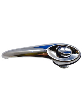 PT Auto Warehouse CH-3311M-FL - Outside Exterior Outer Door Handle, Chrome - Driver Side Front