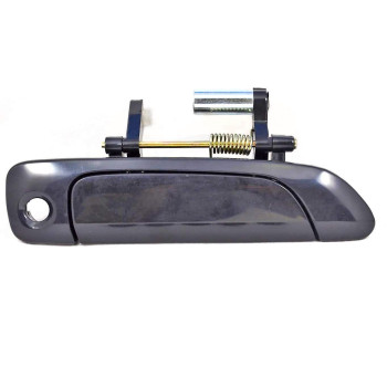 PT Auto Warehouse HO-3232S-FR - Outside Exterior Outer Door Handle, Smooth Black - 4-Door Sedan, Passenger Side Front