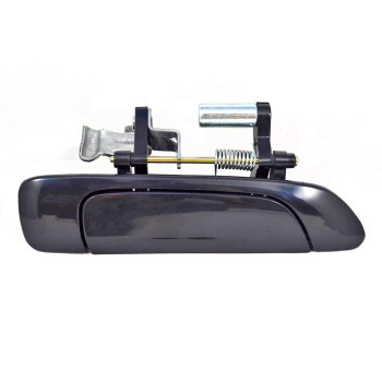 PT Auto Warehouse HO-3232S-RR - Outside Exterior Outer Door Handle, Smooth Black - Passenger Side Rear