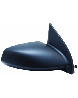 Fit System Passenger Side Mirror for Saturn Ion Coupe, Textured Black, Non-Foldaway, Manual