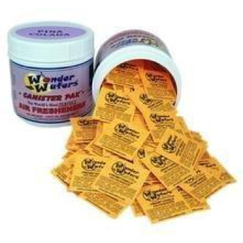 Wonder Wafers 10 CT Individually Wrapped Air Fresheners New Leather