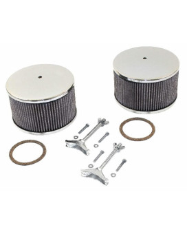 Air Filter Assemblies, 3-3/4 Tall, for Kadron Carbs, Pair, Compatible with Dune Buggy