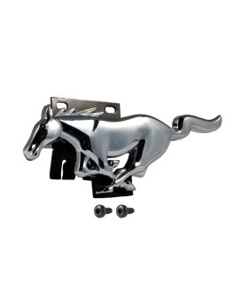 1994-2004 Mustang Chrome Front Grille Running Horse Emblem & Bracket