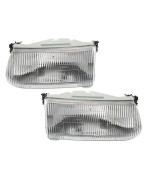 95 96 97 98 99 00 01 Ford Explorer Headlight Headlamp Composite Halogen Front Head Light Lamp Set Pair Left Driver And Right Passenger Side