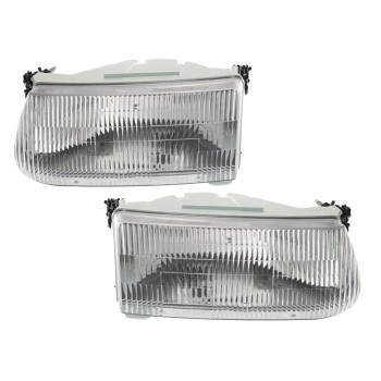 95 96 97 98 99 00 01 Ford Explorer Headlight Headlamp Composite Halogen Front Head Light Lamp Set Pair Left Driver And Right Passenger Side