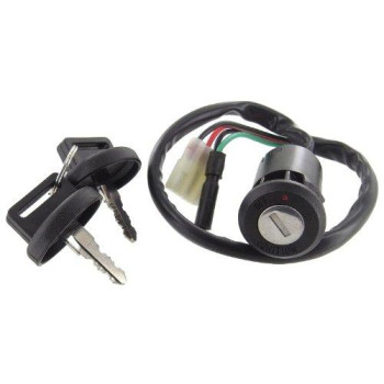 Ignition Key Switch Compatible with/Replacement for Honda TRX200 TRX 200 Fourtrax 1990 1991,TRX200D 1992-1997, TRX250 1997-2001, TRX250EX 2001-2008 ATV Quad 5100-HM8-000, 35100-HN6-A30