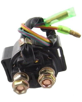 Starter Solenoid Relay Compatible with/Replacement for ATC250ES Big Red 3-Wheeler 1985 1986 1987 21164-005, 35850-HM3-000, 35850-HB3-771, 21164-005, 35850-HM8-000 12 Voltage, 130mm Wire Length