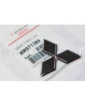 MR971389 GENUINE MITSUBISHI 2000-2005 ECLIPSE OEM FACTORY CHROME ORIGINAL TRIPLE DIAMOND EMBLEM