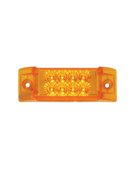 GG Grand General 77660 Amber Rectangular Spyder 8-LED Marker and Clearance Sealed Light