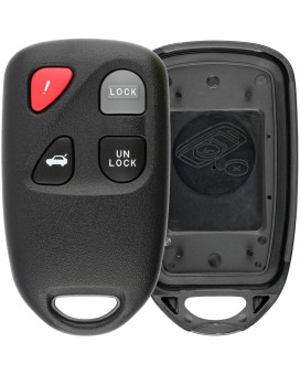 KeylessOption Just the Case Keyless Entry Remote Key Fob Shell Button Pad Cover For Mazda