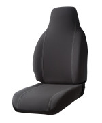 Fia SP82-92 BLACK Custom Fit Rear Seat Cover Split Seat 60/40 - Poly-Cotton, (Black)