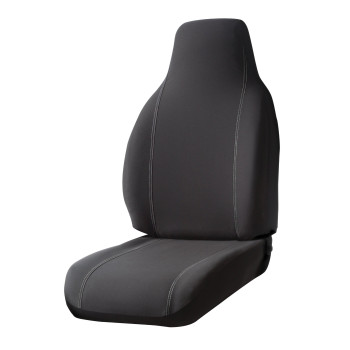 Fia SP82-92 BLACK Custom Fit Rear Seat Cover Split Seat 60/40 - Poly-Cotton, (Black)