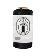 SGT Knots Tarred Twine - 100% Nylon Bank Line for Bushcraft, Netting, Gear Bundles, Home Improvement, Construction (9, 1/4lb)