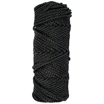 SGT Knots Tarred Twine - 100% Nylon Bank Line for Bushcraft, Netting, Gear Bundles, Home Improvement, Construction (9, 1/4lb)