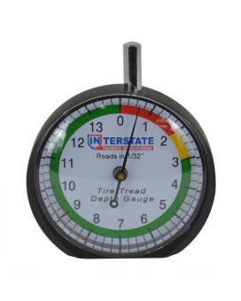 Interstate Pneumatics AMT-TG32 Professional Dial Type Tire Tread Depth Gauge