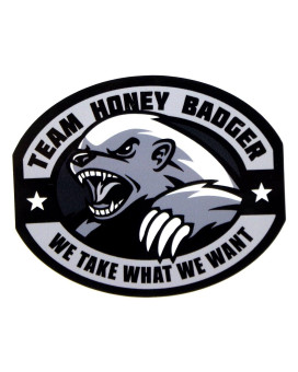 MilSpec Monkey Team Honey Badger Vinyl Decal (SWAT (Black))