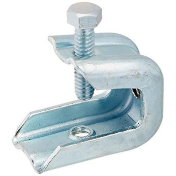 Platinum Tools JH965-50 Pressed Beam Clamp For 1/2-Inch Flanges, 1/4-20 Threaded Rod, 50 Per Box