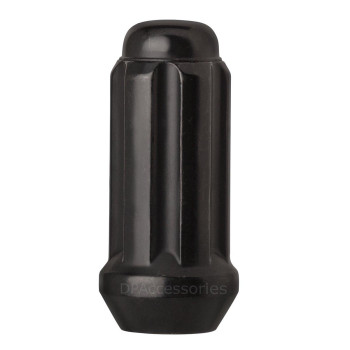 DPAccessories One (1) Black 14x2 Closed End Duplex XL Spline Lug Nut for Aftermarket Wheels D5149P-2305