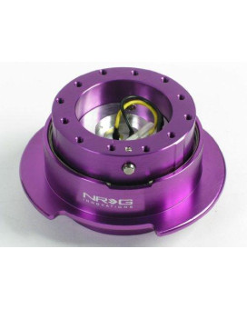 NRG SRK-250PP Gen 2.5 Steering Wheel Quick Release Kit - Purple