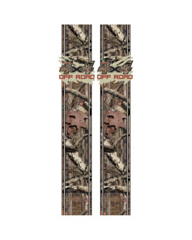 Mossy Oak Graphics 12010-BI Break-Up Infinity Mud Splash '4x4 Off Road' Rear Quarter Panel Kit