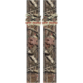 Mossy Oak Graphics 12010-BI Break-Up Infinity Mud Splash '4x4 Off Road' Rear Quarter Panel Kit