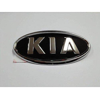 Kia Motors Genuine Front Hood Grill & Rear Trunk KIA Logo Emblem 1-pc 15cm(5.9)