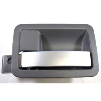 PT Auto Warehouse CH-2457PG-LH - Inside Interior Inner Door Handle, Gray Housing with Silver Lever - Driver Side