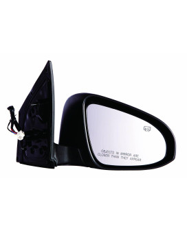 FOCOPO 312-5440R3EBH Replacement Passenger Side Door Mirror Set (This product is an aftermarket product. It is not created or sold by the OE car company)